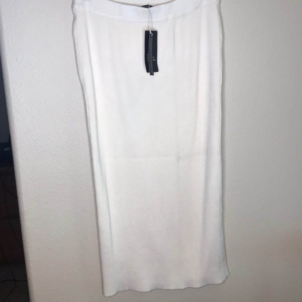 Long cream skirt